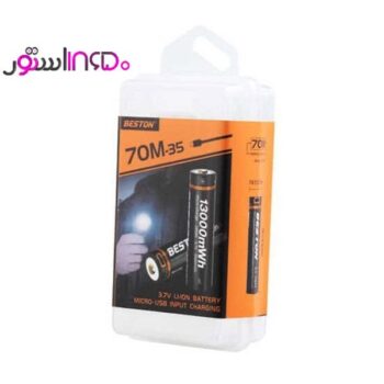 باتری شارژی 18650 بستون 70m-35 beston