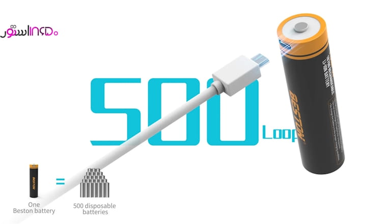 باتری 18700 لیتیوم-یون بستون Beston 3500mAh 70M-35 18700