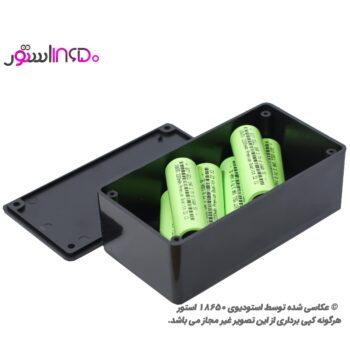 جعبه باتری 6 تایی 18650