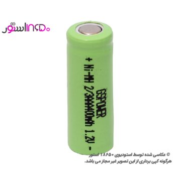 باتری 2/3aaa شارژی gspower 400 میلی آمپر ساعت