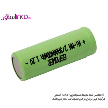باتری 2/3aaa شارژی جی اس پاور 400 میلی آمپر ساعت