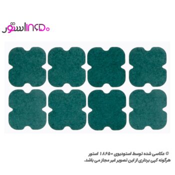 واشر کاغذی عایق 4 باتری 18650 ته باتری شیاردار