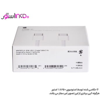 کابل اصلی اپل تایپ سی به type-c مدل A2795 Type-c