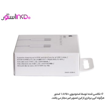 کابل 60 وات اصلی اپل USB-C به USB-C مدل Apple A2795 – طول 1 متر (اپل استوری)
