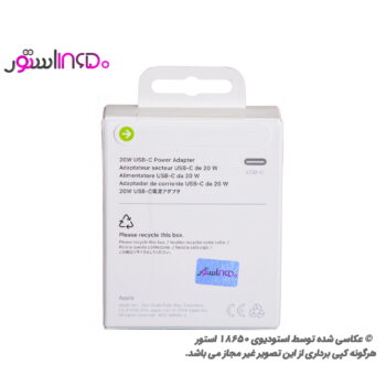 شارژر اصلی اپل 20 وات A2244 Type-c