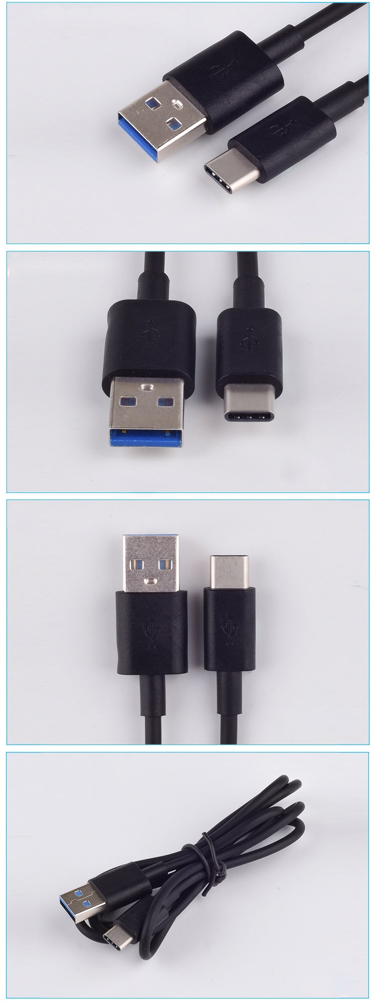 کابل تایپ سی فست شارژ 1 متر