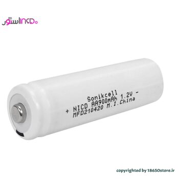 باتری شارژی نیم قلمی نوک دار sonikcell aaa battery 900mah