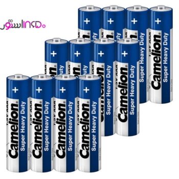 باتری ارزان نیم قلمی کملیون camelion battery aaa super heavy duty